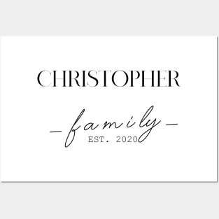 Christopher Family EST. 2020, Surname, Christopher Posters and Art